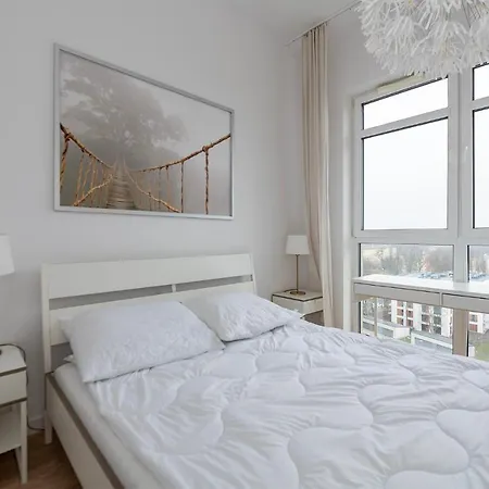 Penthouse With A View Of & Free Parking Łódź